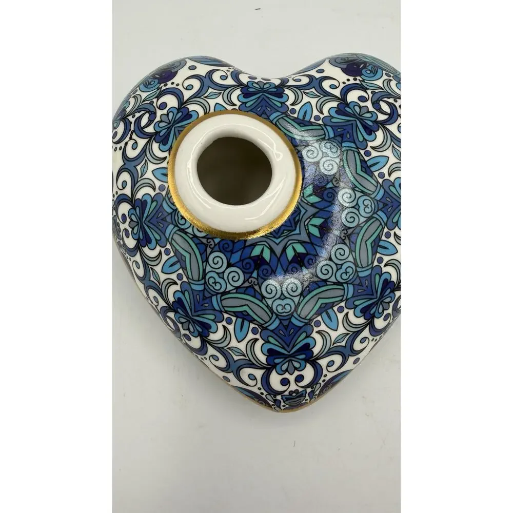 Baci Milano Diffuser Porcelain Cobalt Blue & White Air Freshener Bud Vase